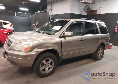 2005 Honda Pilot Ex-L from USA, damaged, VIN 5FNYF18655B048831